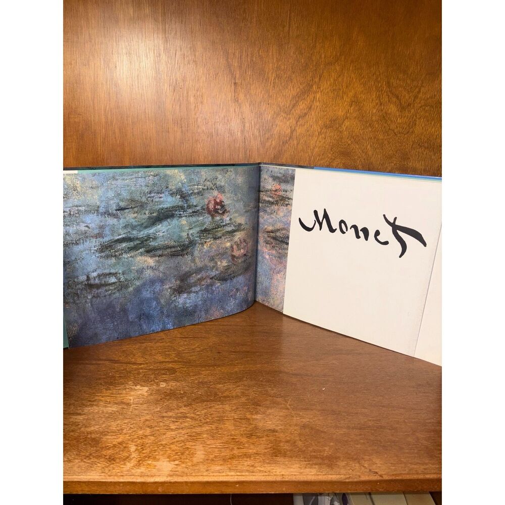 Oversized Monet Water Lilies Coffee Table Art Book 16x12 Hardcover - Picture 7 of 11
